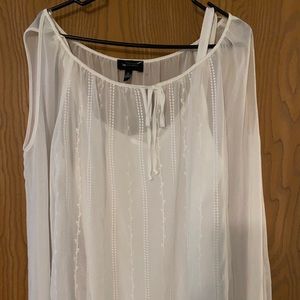 AB studio xl NWT cold shoulder blouse